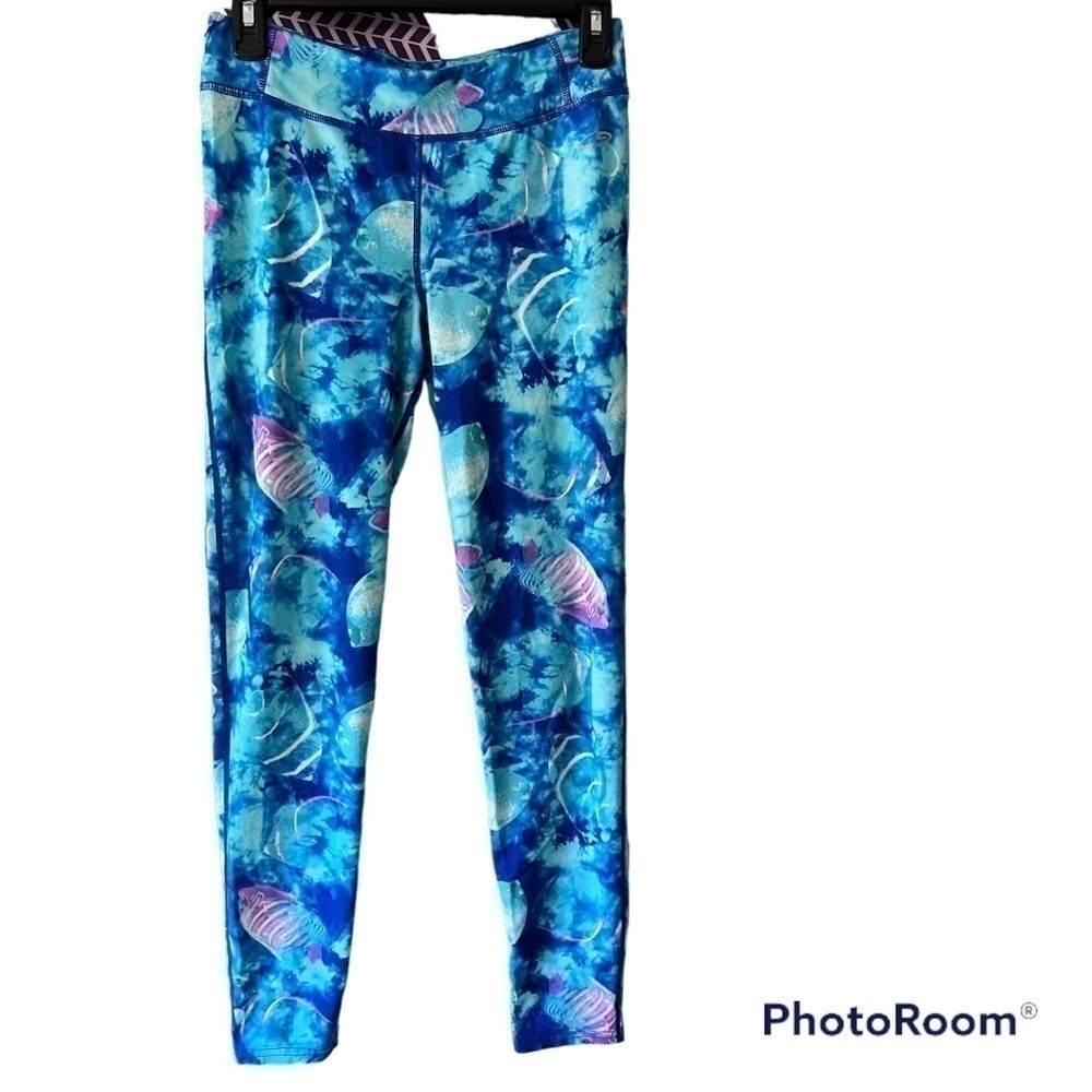 𝅺TROPICAL Fish Big girls Champion Leggings 14/16